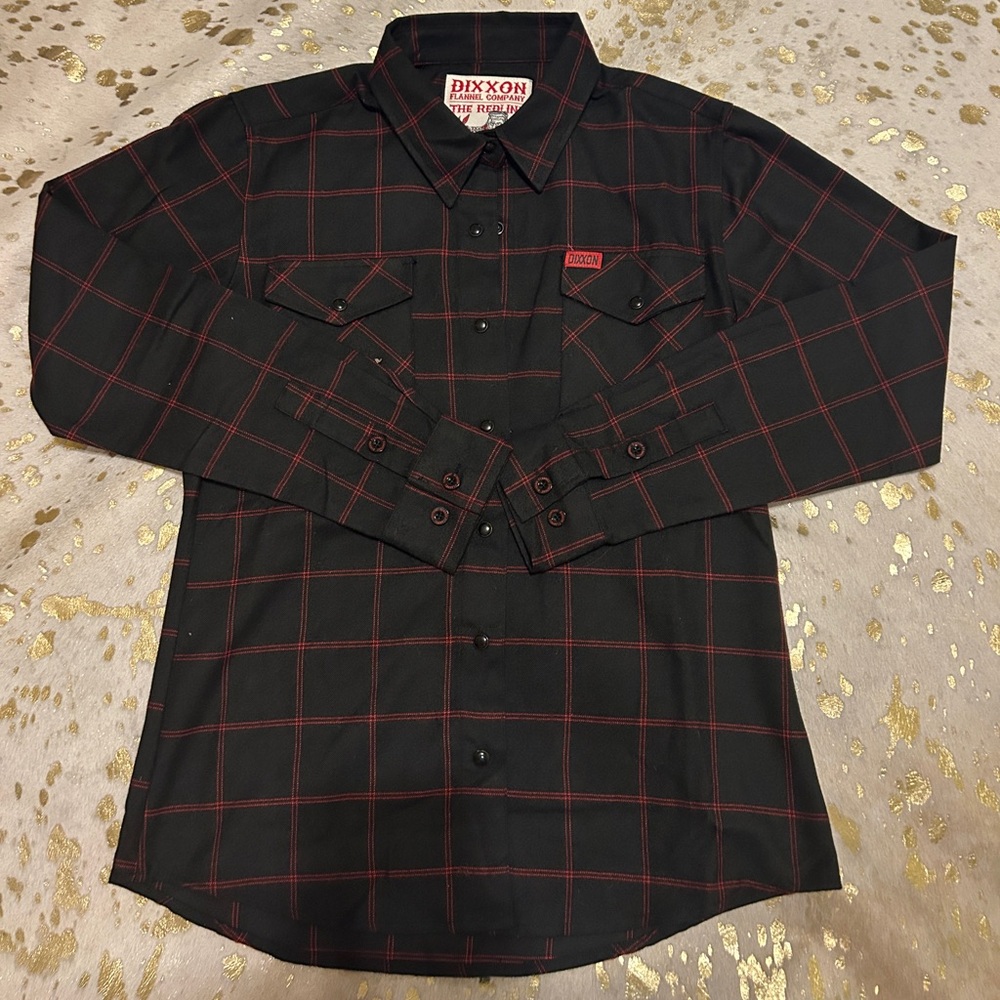 DIXXON Red and Black Plaid Flannel Shirt
THE REDLINE